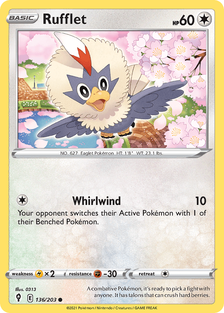 Rufflet 136 — Sword & Shield: Evolving Skies