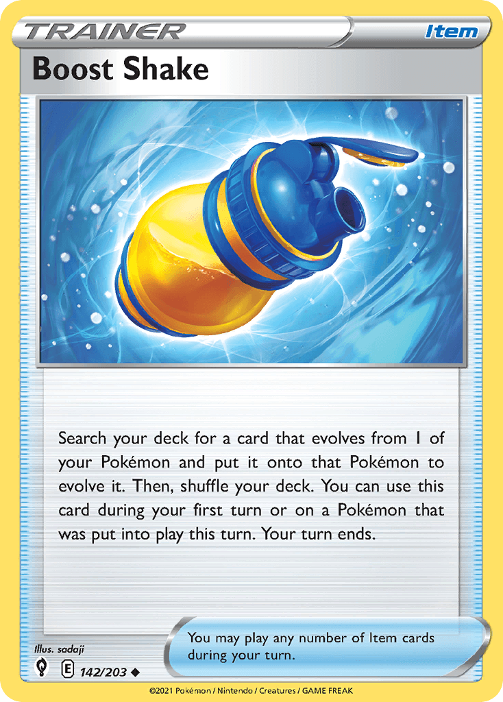 Boost Shake 142 — Sword & Shield: Evolving Skies