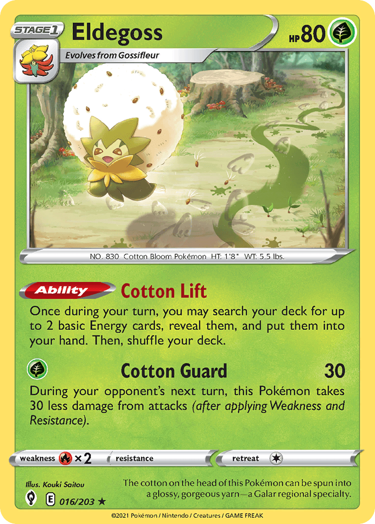 Eldegoss 16 — Sword & Shield: Evolving Skies