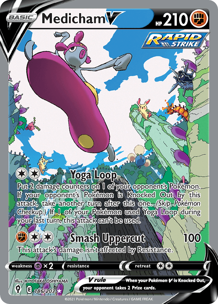 Medicham V 186 — Sword & Shield: Evolving Skies