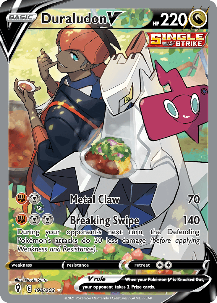 Duraludon V 198 — Sword & Shield: Evolving Skies