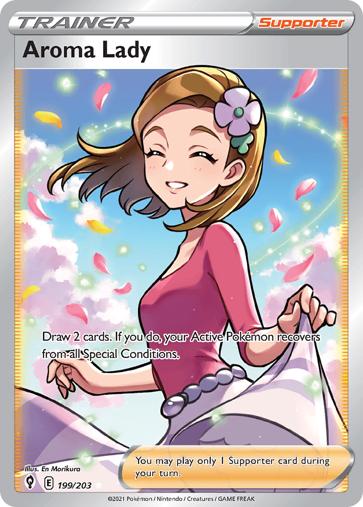 Aroma Lady 199 — Sword & Shield: Evolving Skies