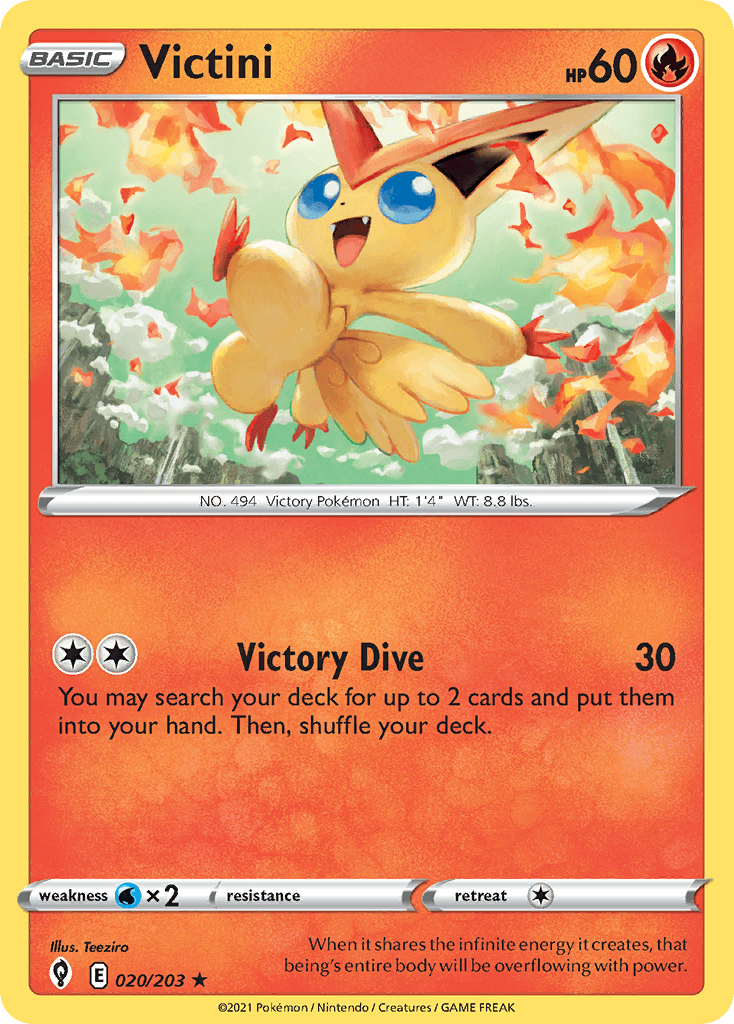 Victini 20 — Sword & Shield: Evolving Skies