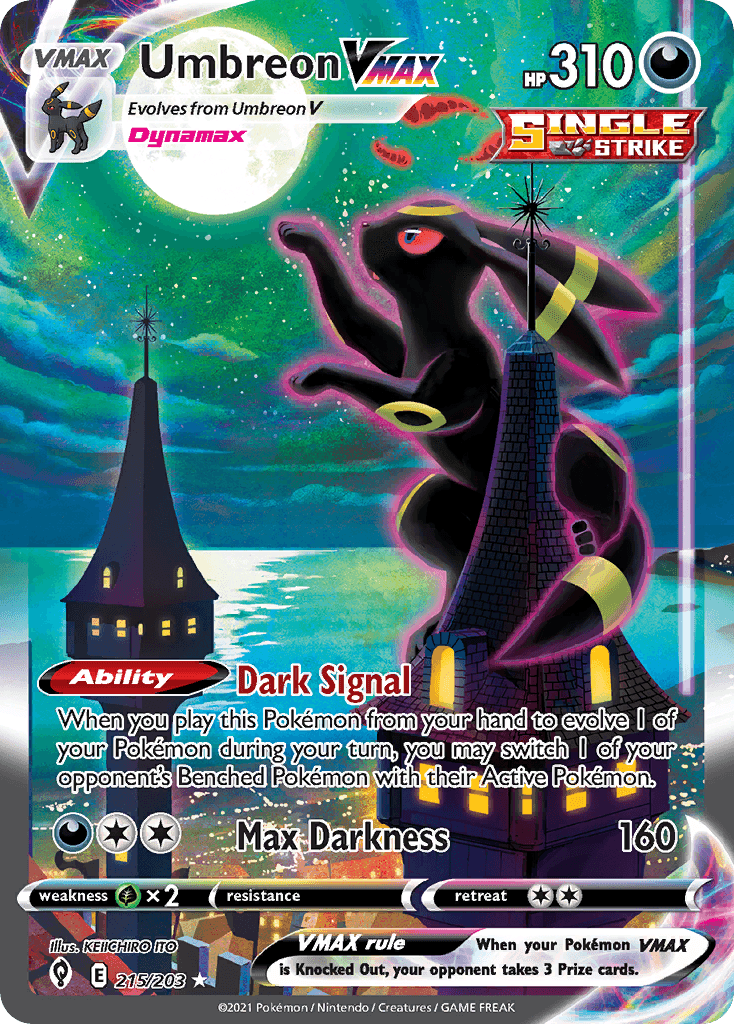 Umbreon VMAX 215 — Sword & Shield: Evolving Skies