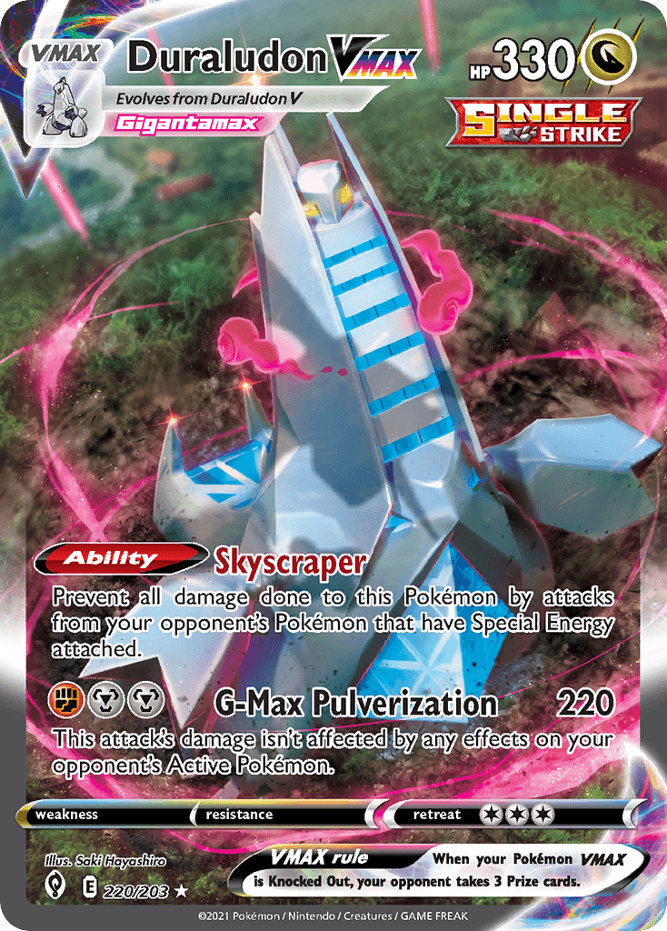 Duraludon VMAX 220 — Sword & Shield: Evolving Skies