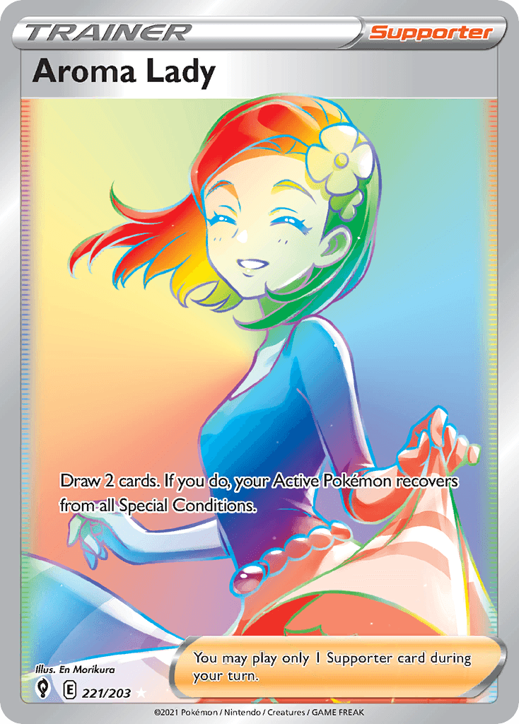 Aroma Lady 221 — Sword & Shield: Evolving Skies