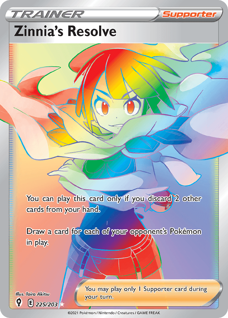 Zinnia's Resolve 225 — Sword & Shield: Evolving Skies