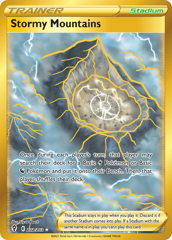 Stormy Mountains 232 — Sword & Shield: Evolving Skies