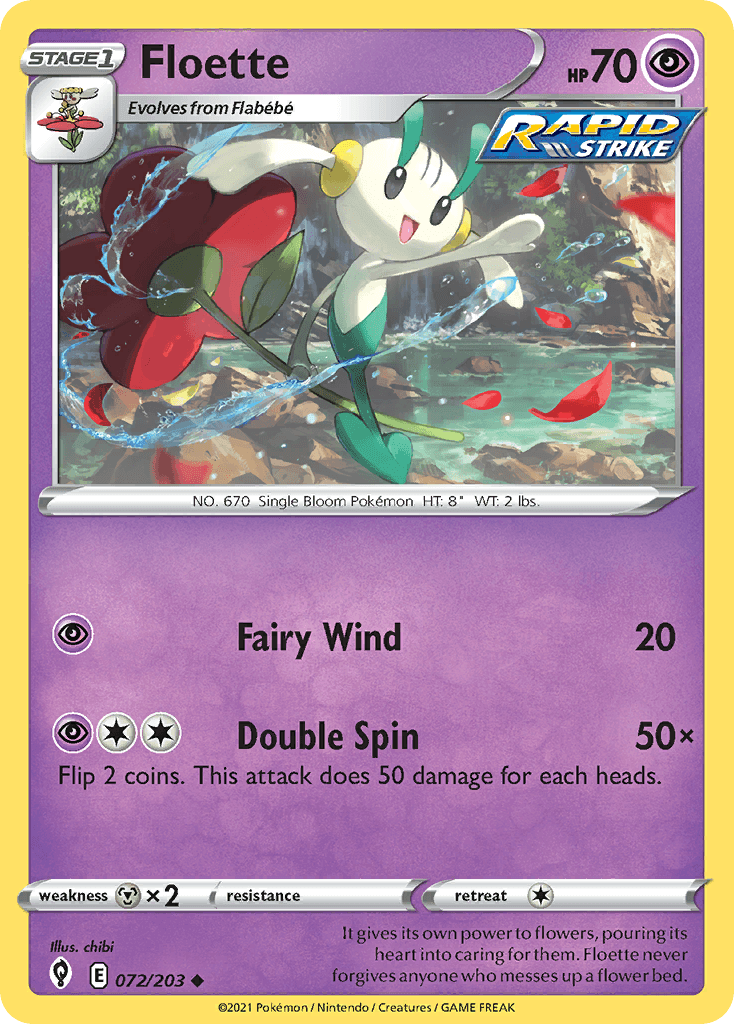 Floette 72 — Sword & Shield: Evolving Skies