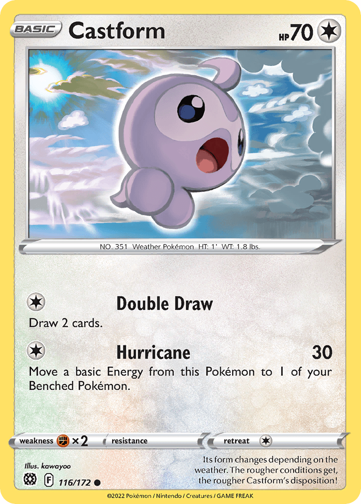 Castform 116 — Sword & Shield: Brilliant Stars
