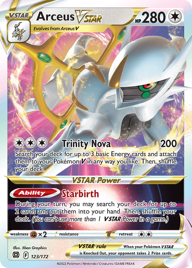 Arceus VSTAR 123 — Sword & Shield: Brilliant Stars