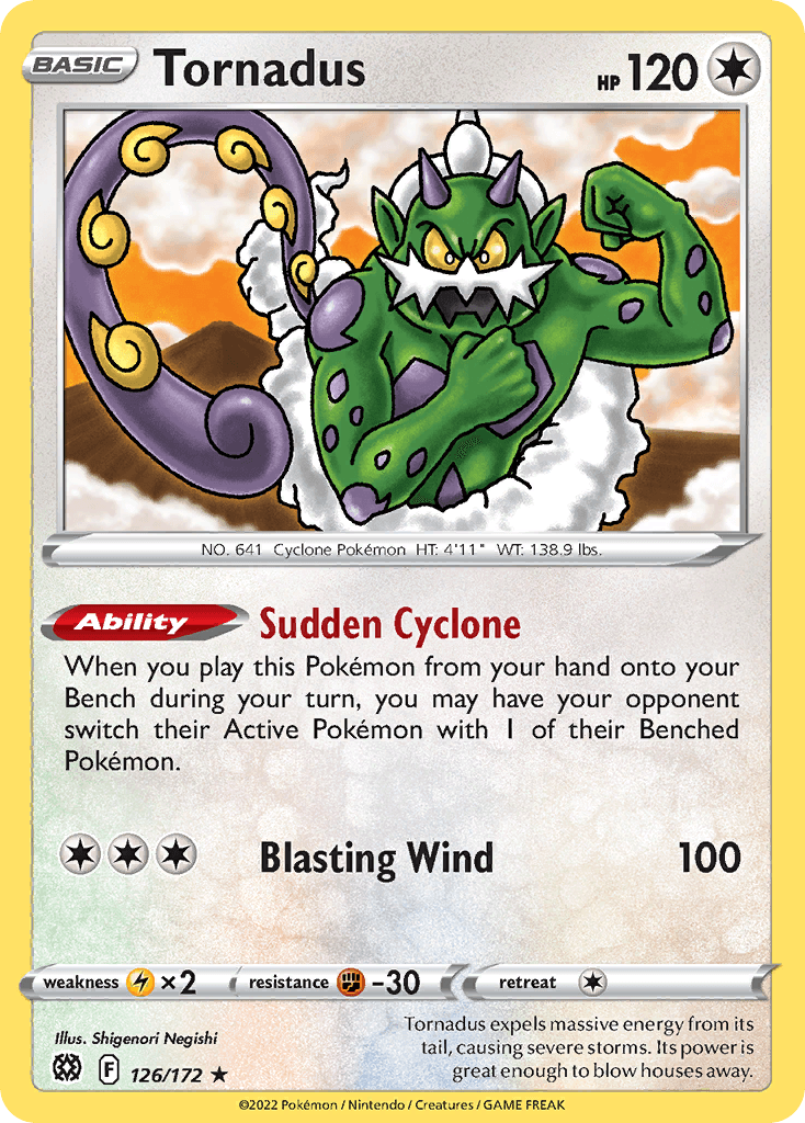 Tornadus 126 — Sword & Shield: Brilliant Stars