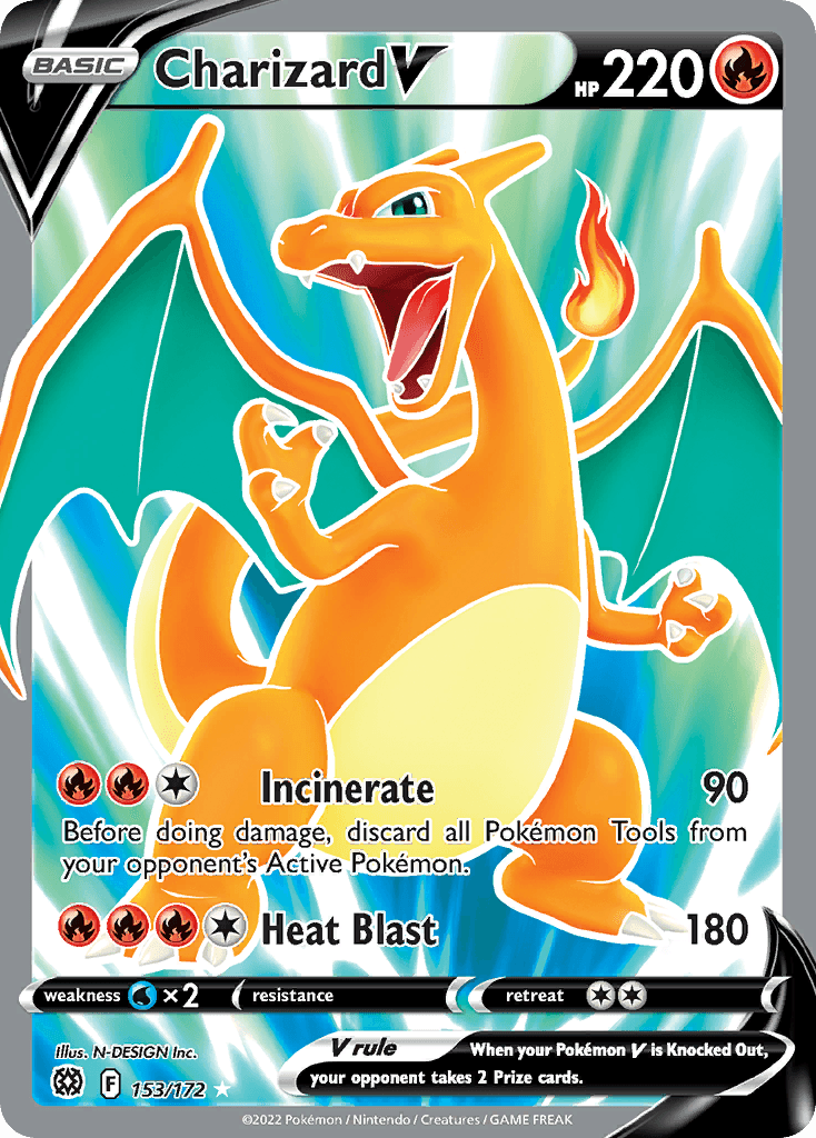 Charizard V 153 — Sword & Shield: Brilliant Stars