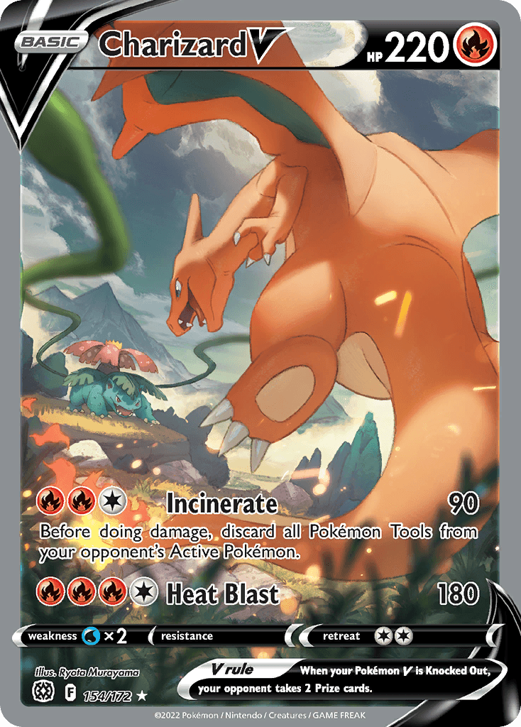 Charizard V 154 — Sword & Shield: Brilliant Stars