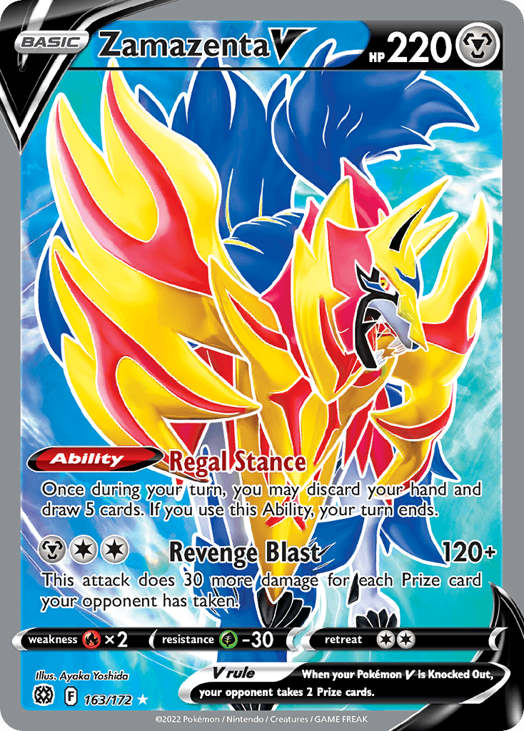 Zamazenta V 163 — Sword & Shield: Brilliant Stars