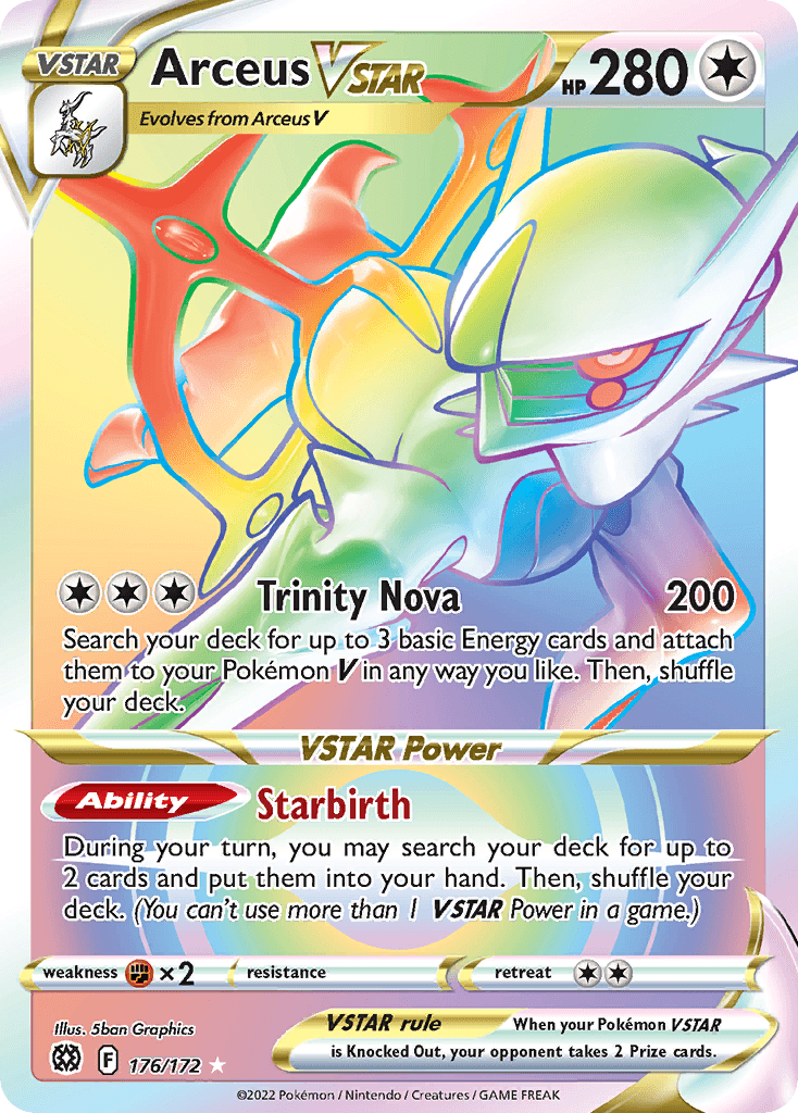 Arceus VSTAR 176 — Sword & Shield: Brilliant Stars