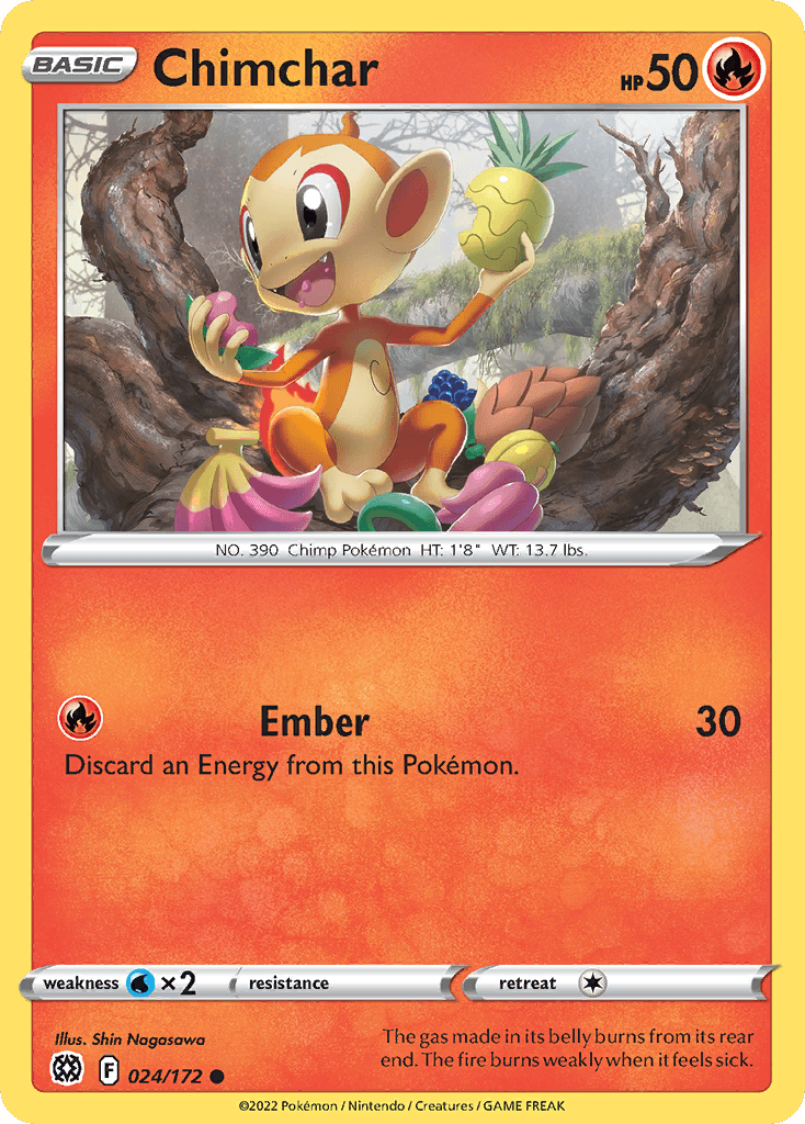 Chimchar 24 — Sword & Shield: Brilliant Stars