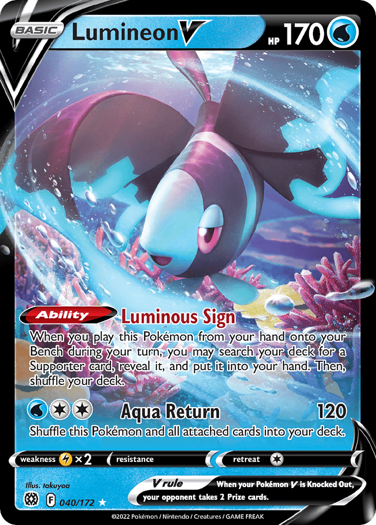 Lumineon V 40 — Sword & Shield: Brilliant Stars