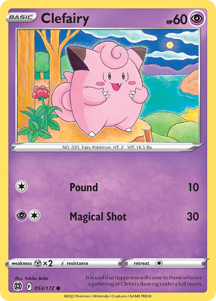 Clefairy 53 — Sword & Shield: Brilliant Stars