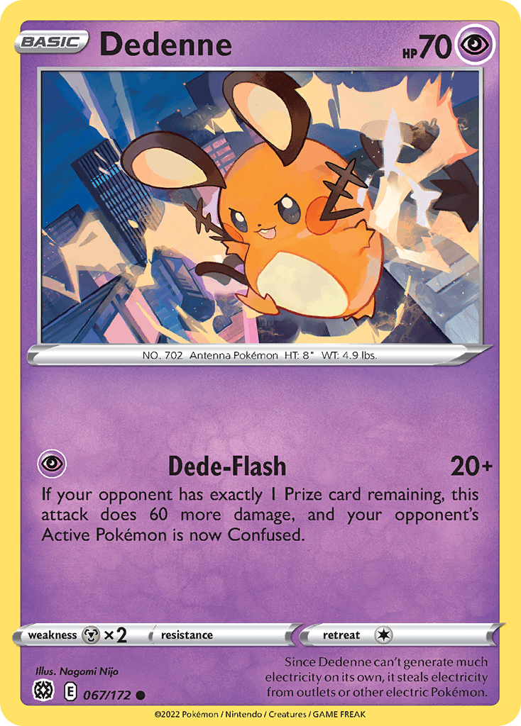 Dedenne 67 — Sword & Shield: Brilliant Stars