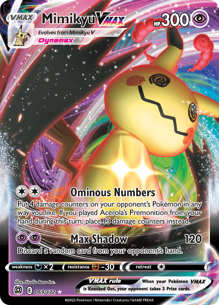Mimikyu VMAX 69 — Sword & Shield: Brilliant Stars
