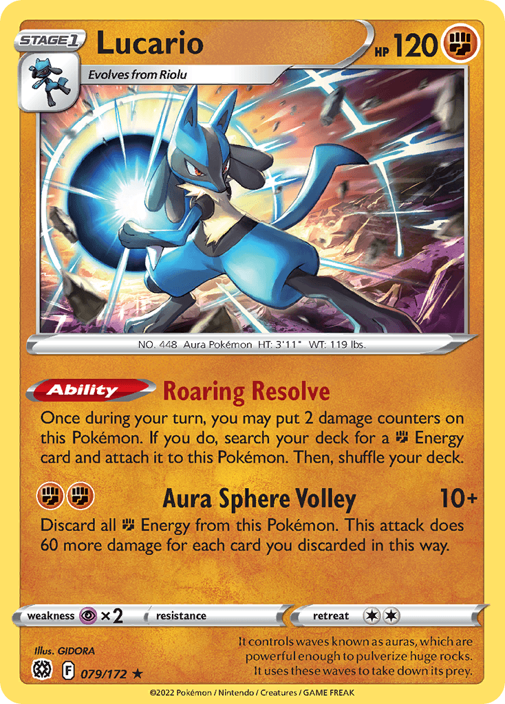 Lucario 79 — Sword & Shield: Brilliant Stars