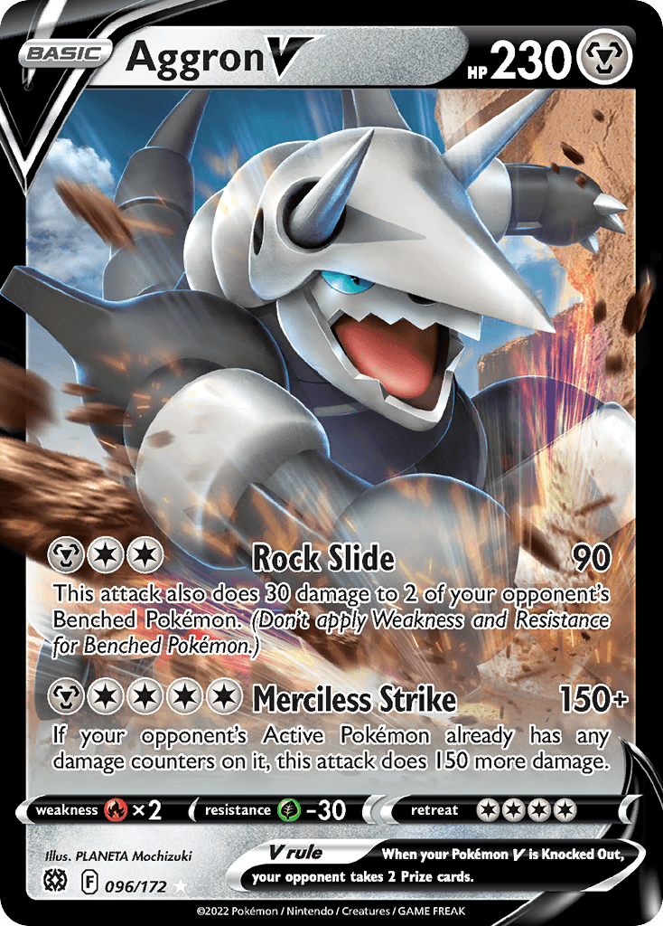 Aggron V 96 — Sword & Shield: Brilliant Stars